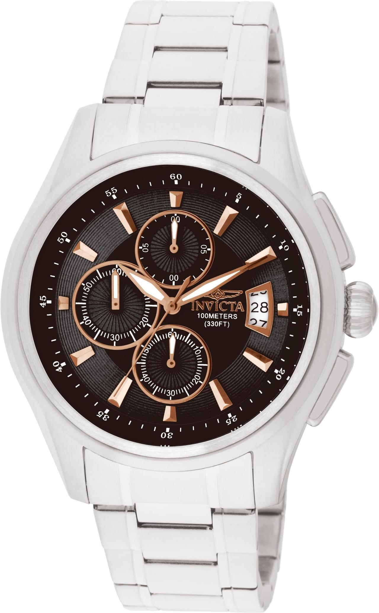 Alt view image 9 of 11 - Invicta  Specialty 1483  Stainless Steel Chronograph  Watch