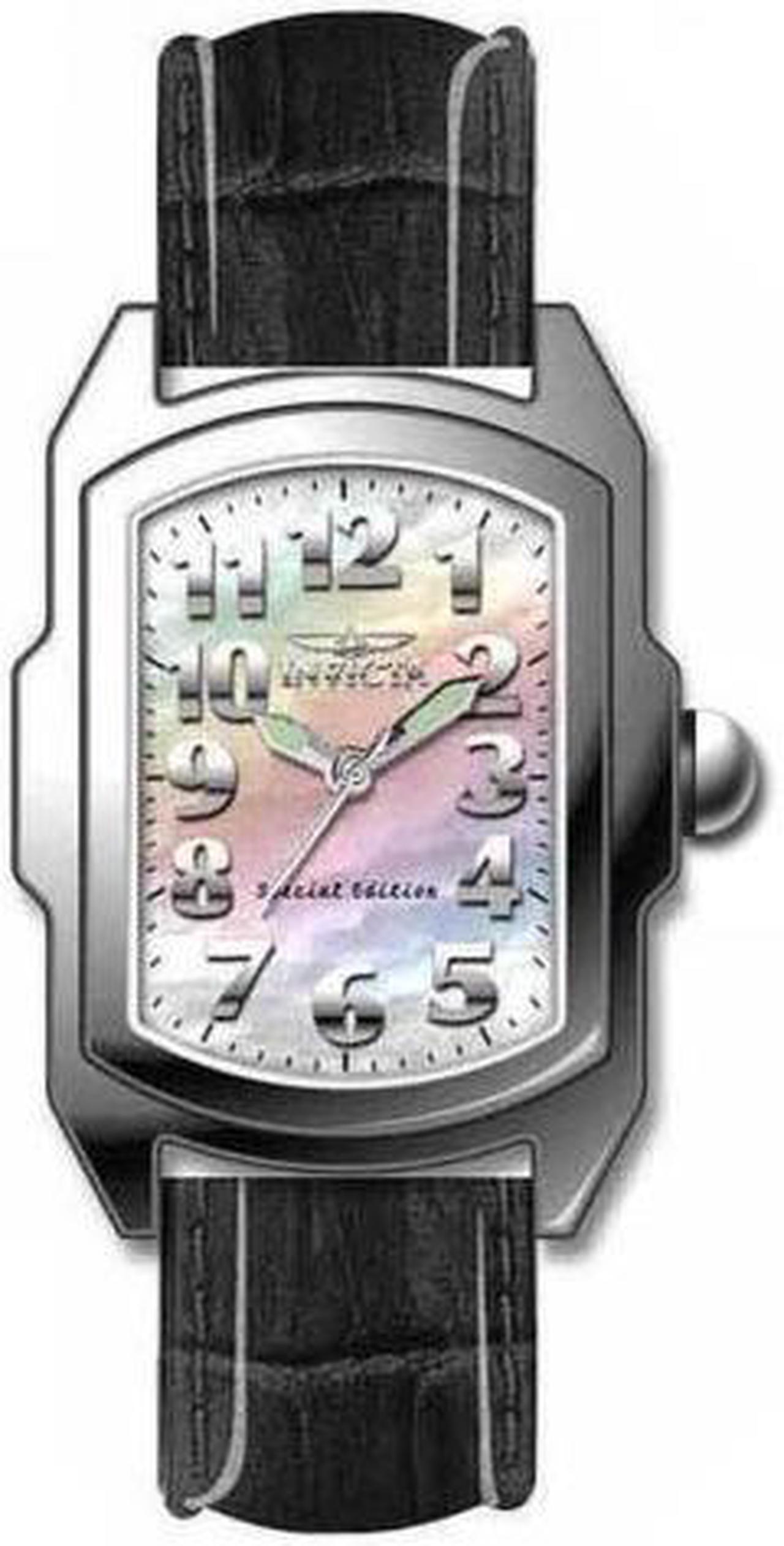 Alt view image 2 of 5 - Womens Invicta Baby Lupah Leather Swiss MOP Watch 5168