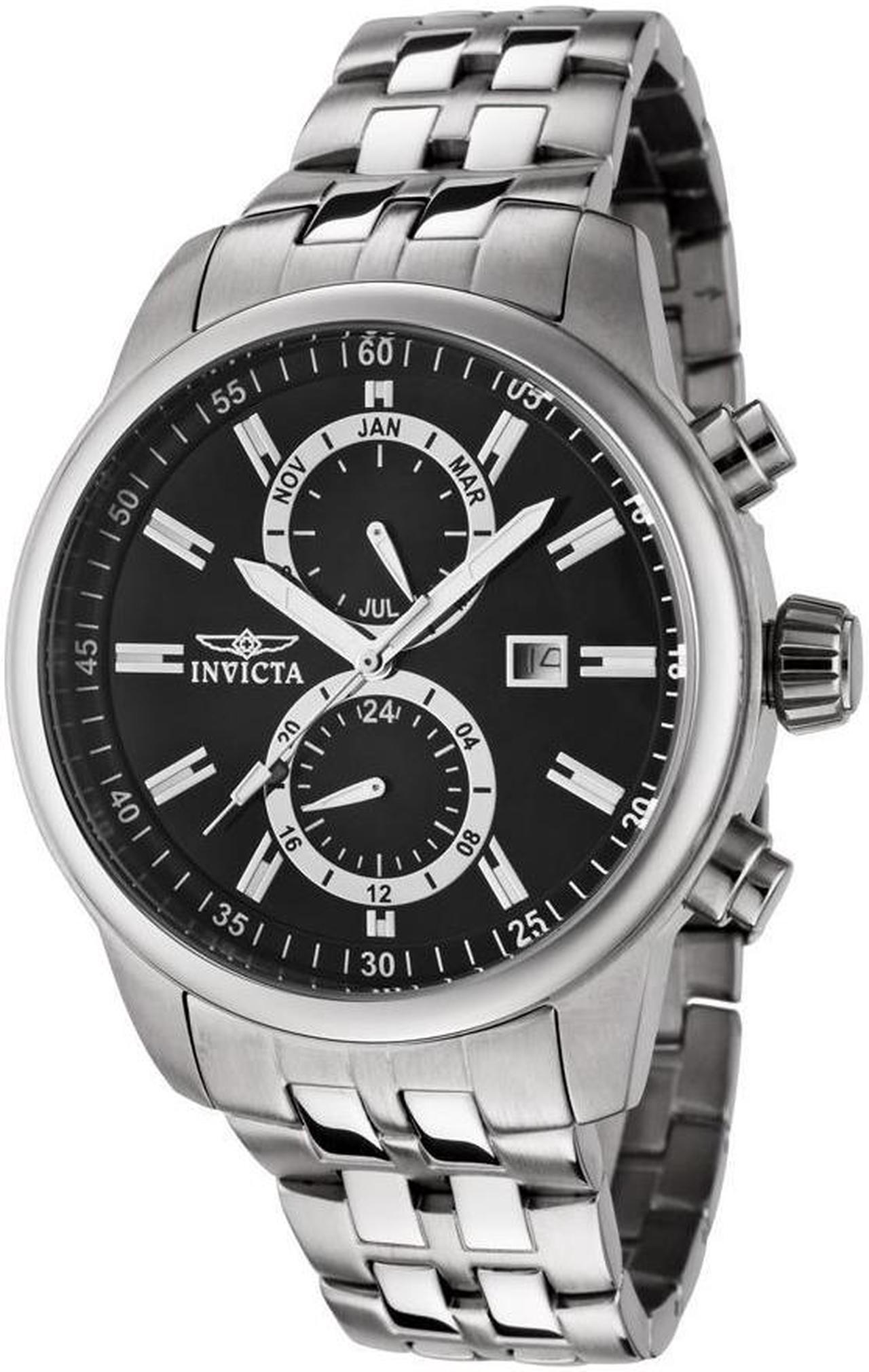 Alt view image 12 of 13 - Invicta  Specialty 0250  Stainless Steel Chronograph  Watch
