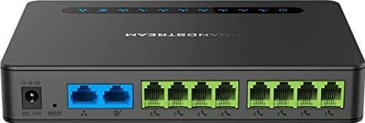 Alt view image 4 of 4 - grandstream powerful 8-port fxs gateway with gigabit nat router (ht818)