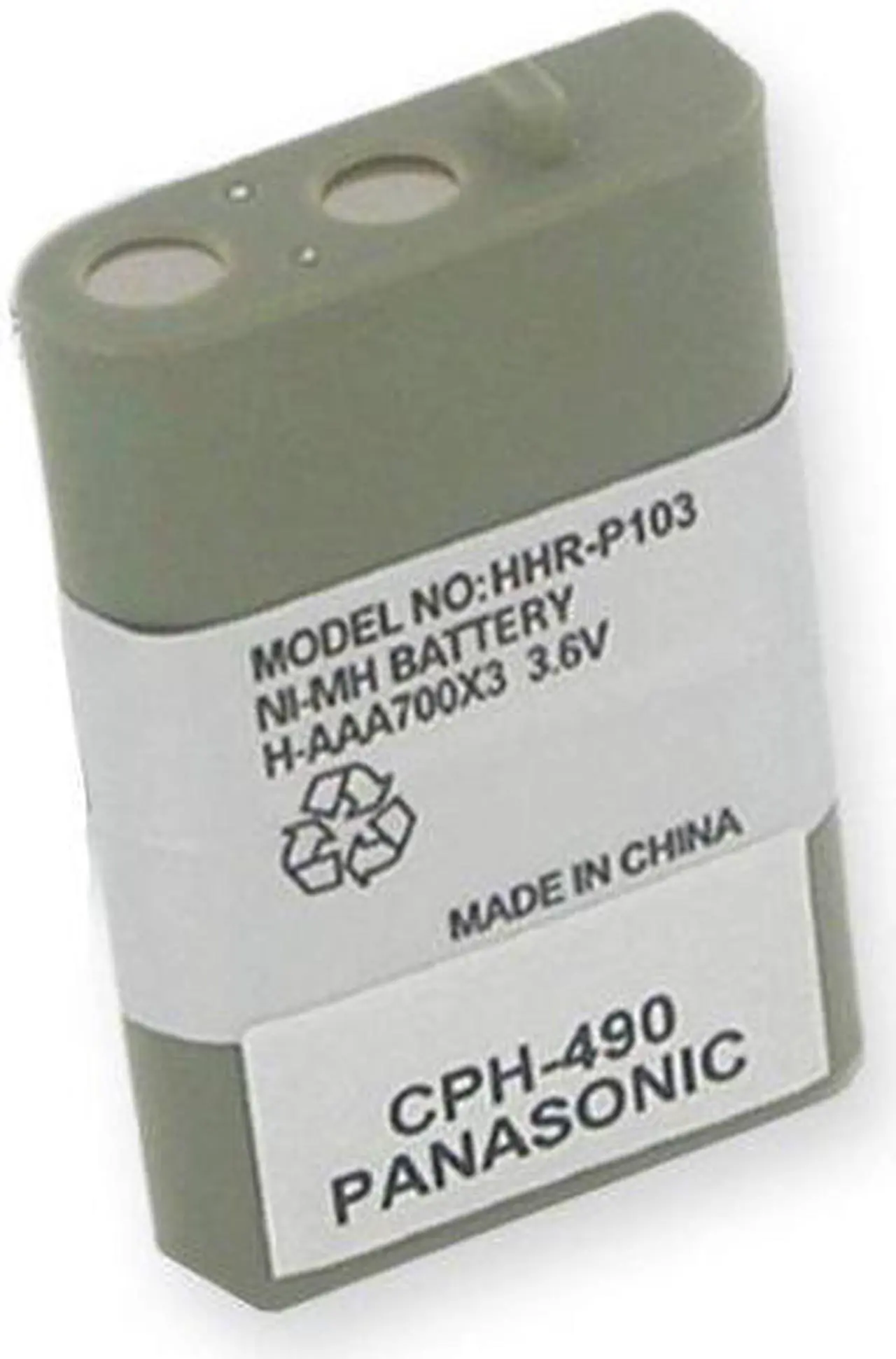 Main image of 1 X Panasonic KX-TD7896 Cordless Phone Battery 3.6 Volt, Ni-MH 700mAh - Replacement For PANASONIC HHR-P103