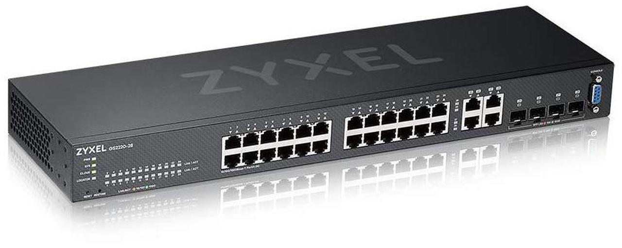 Alt view image 10 of 17 - Zyxel GS2220-28 24-Port Gigabit Ethernet Layer 2 Managed Switch