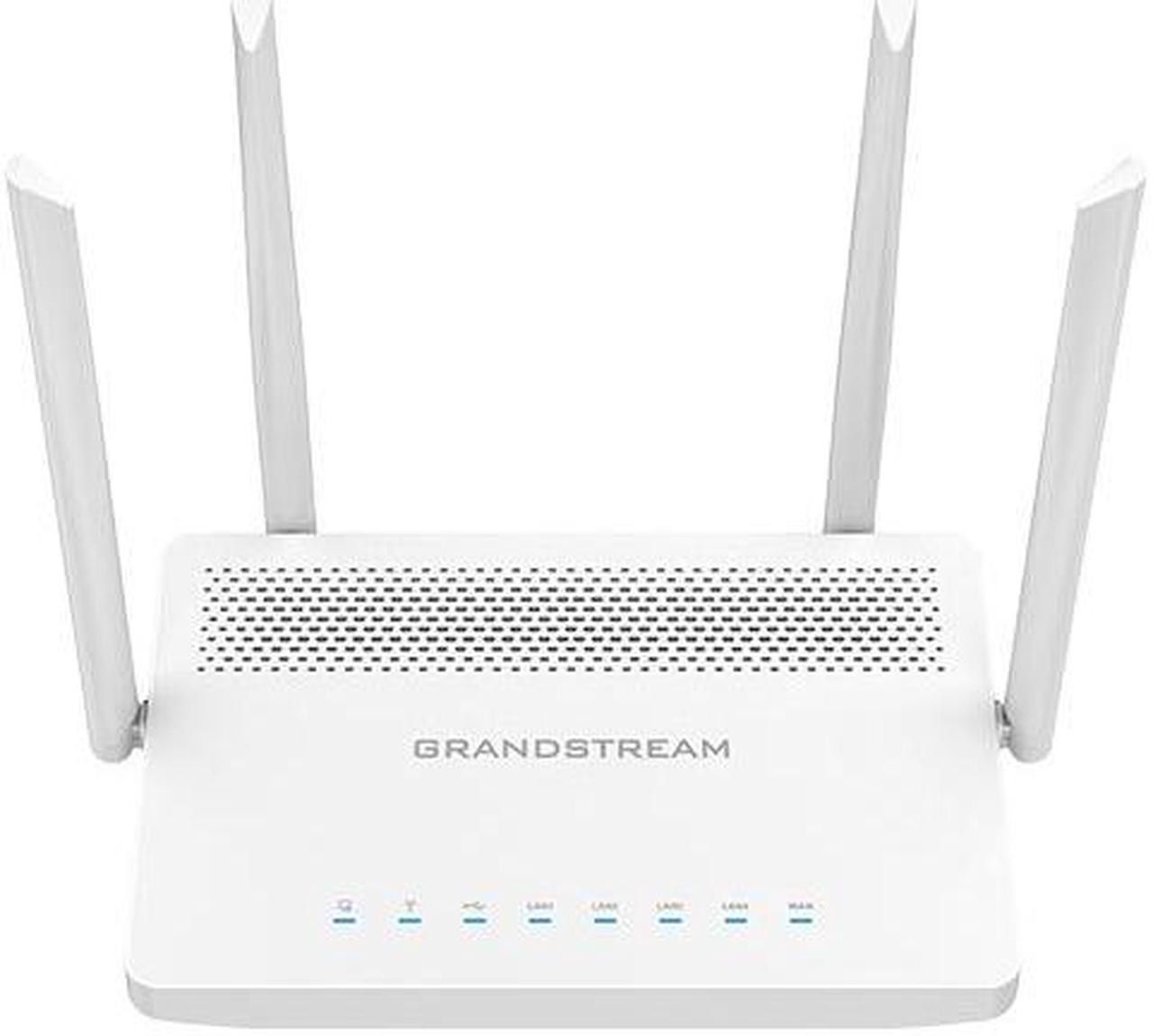 Grandstream 2x2 802.11ac Wave-2 WiFi Router with 4 LAN + 1 WAN SFP GWN7052F