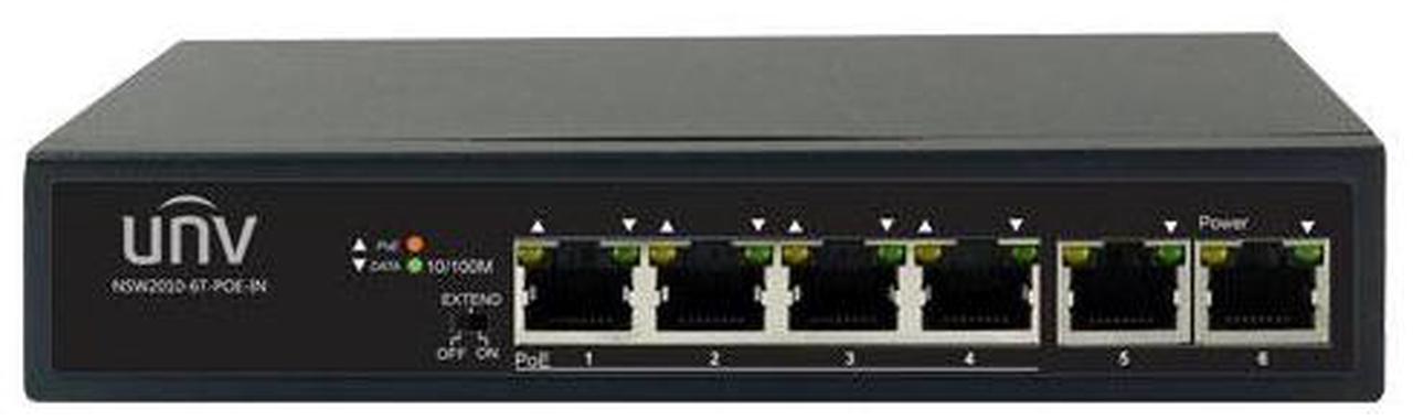 Main image of Uniview UNV Ethernet 4 Port PoE Switch NSW2010-6T-PoE-IN