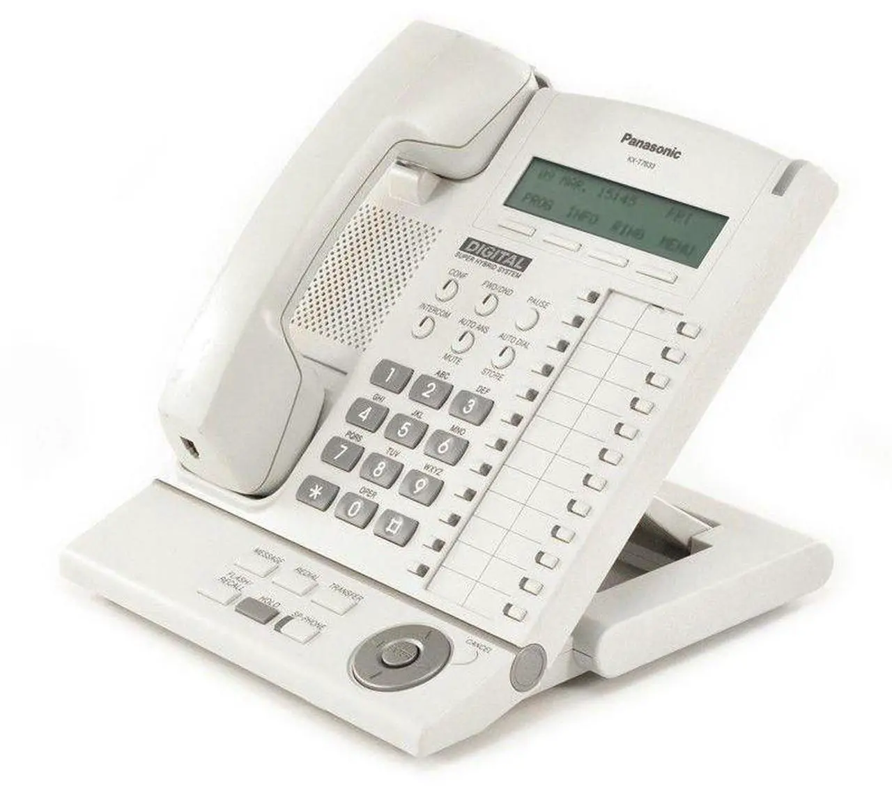 Main image of Panasonic KX T7633 - Digital Phone White Refurbished Requires PBX (Refurbished)