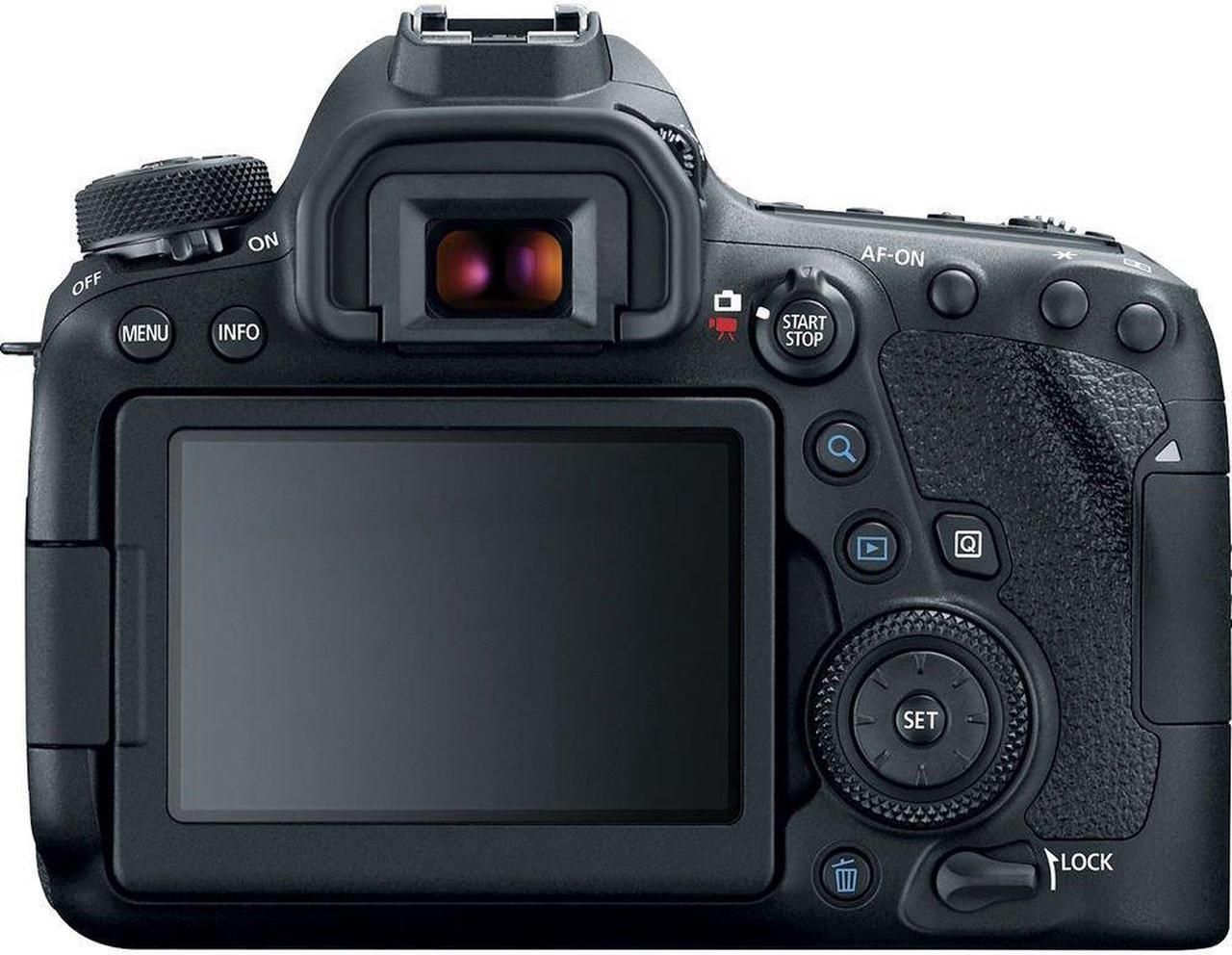 Alt view image 4 of 4 - Canon EOS 6D Mark II DSLR Camera With 50mm 1.8 STM Lens + Wrist Strap + Professional Battery Grip + UV Protection Filter + LED Kit + Extra Battery + Case + Tripod + Card Reader - Intl Model