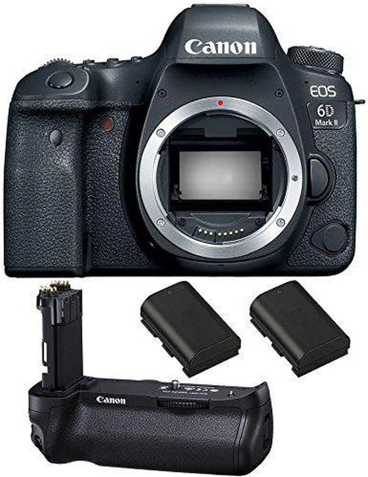 Main image of Canon EOS 6D Mark II DSLR Camera (Body Only), Canon BG-E21 Battery Grip, 2 Spare Batteries