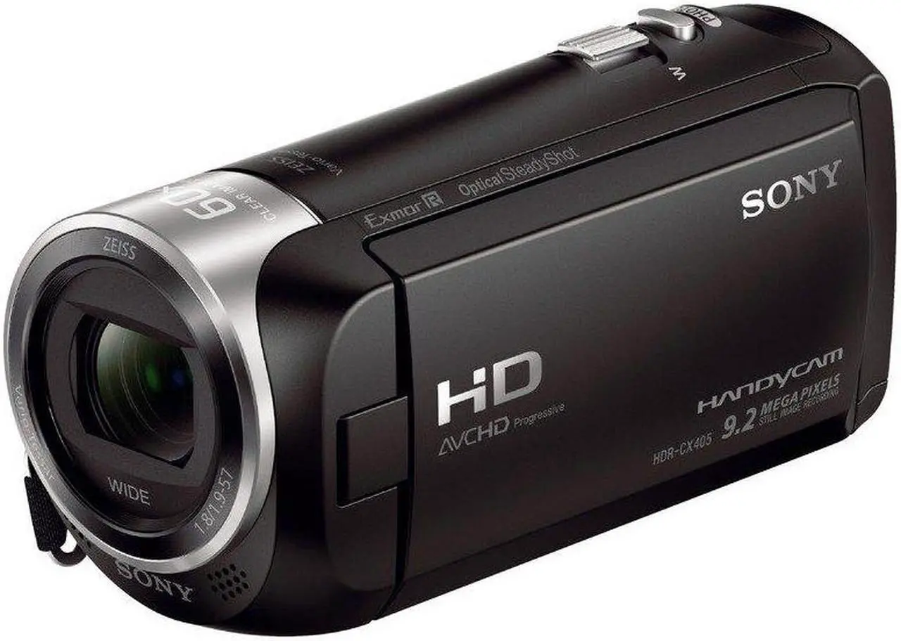 Alt view image 3 of 4 - Sony - HDRCX405 HD Video Recording Handycam Camcorder (black)