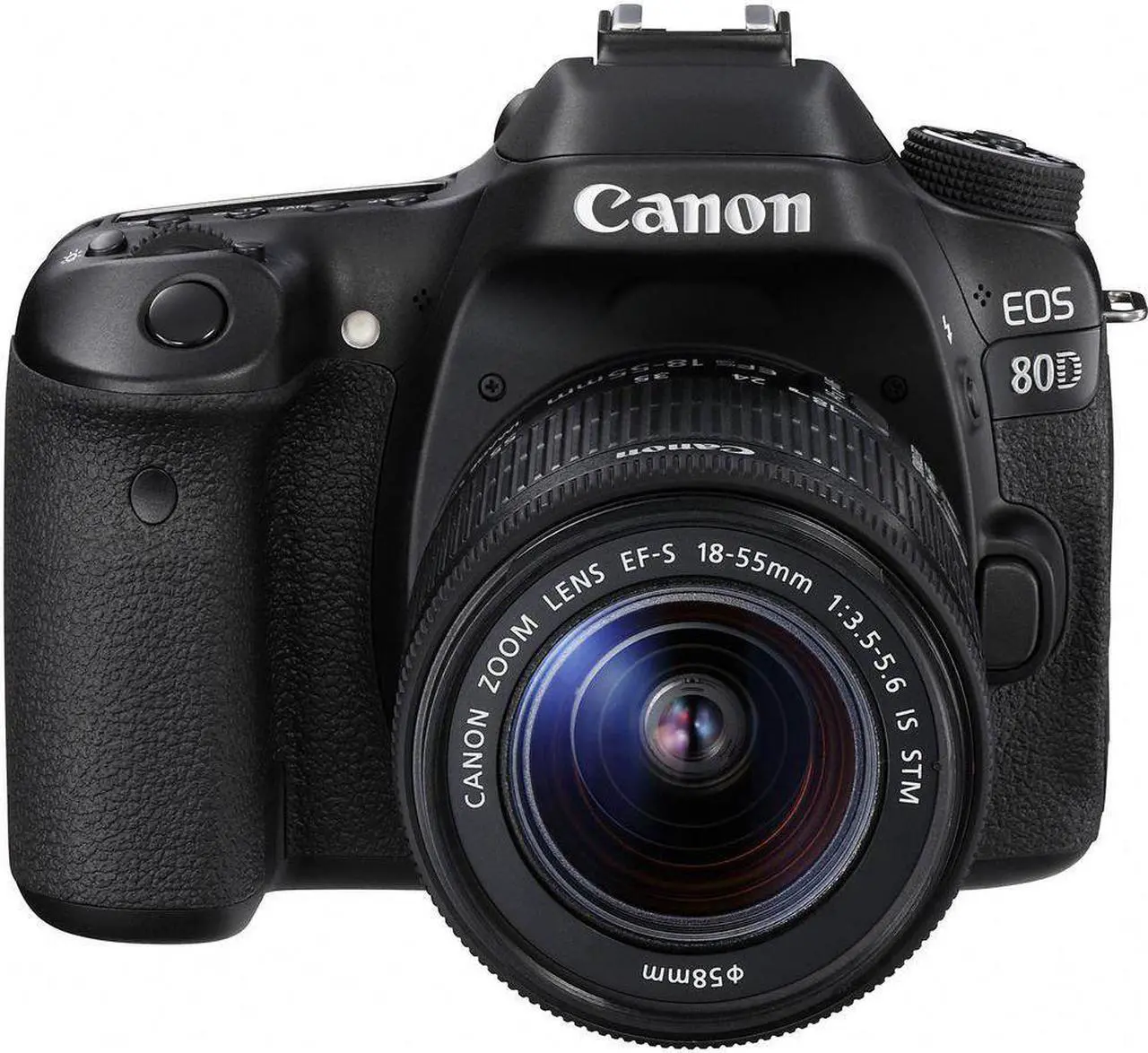 Alt view image 2 of 4 - Canon EOS 80D DSLR Camera with 18-55mm Lens (Intl Model) Base Bundle