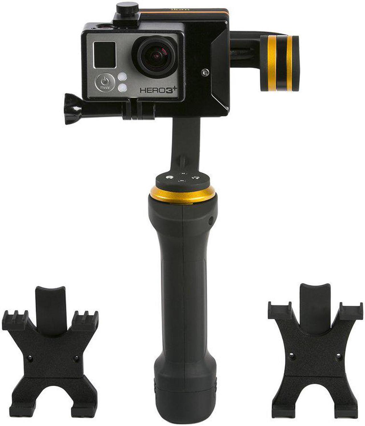 Alt view image 4 of 4 - Ikan FLY-X3-PLUS 3-Axis Smartphone Gimbal Stabilizer Includes GoPro, Small and Larger Gimbal Cradles