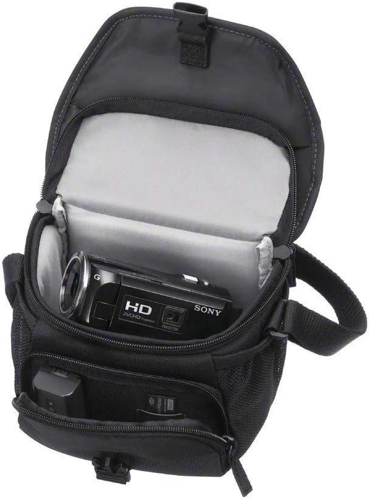 Alt view image 14 of 20 - Stylish and Compact Camcorder Carrying Case