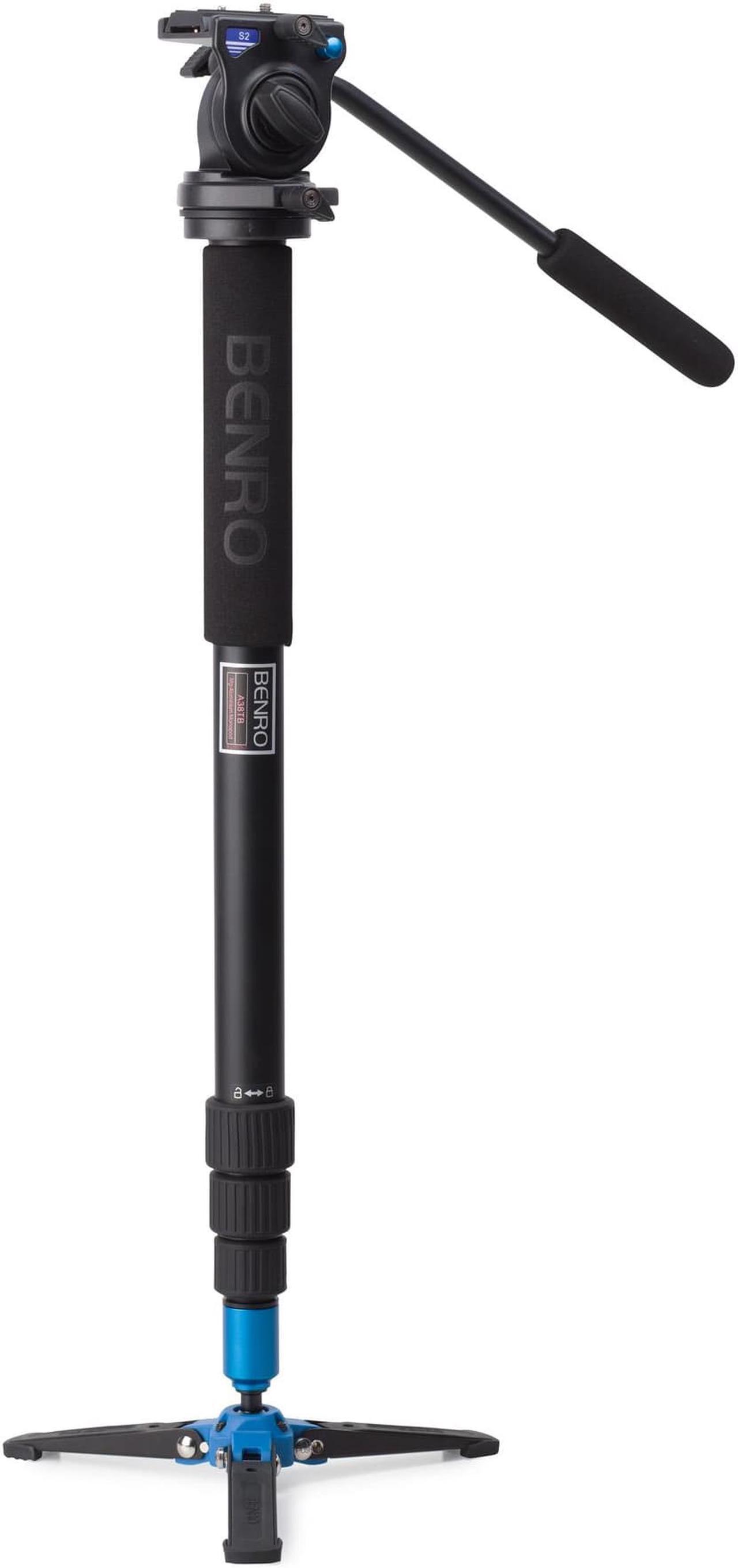 Alt view image 6 of 13 - Benro A38TDS2 Video Monopod Kit