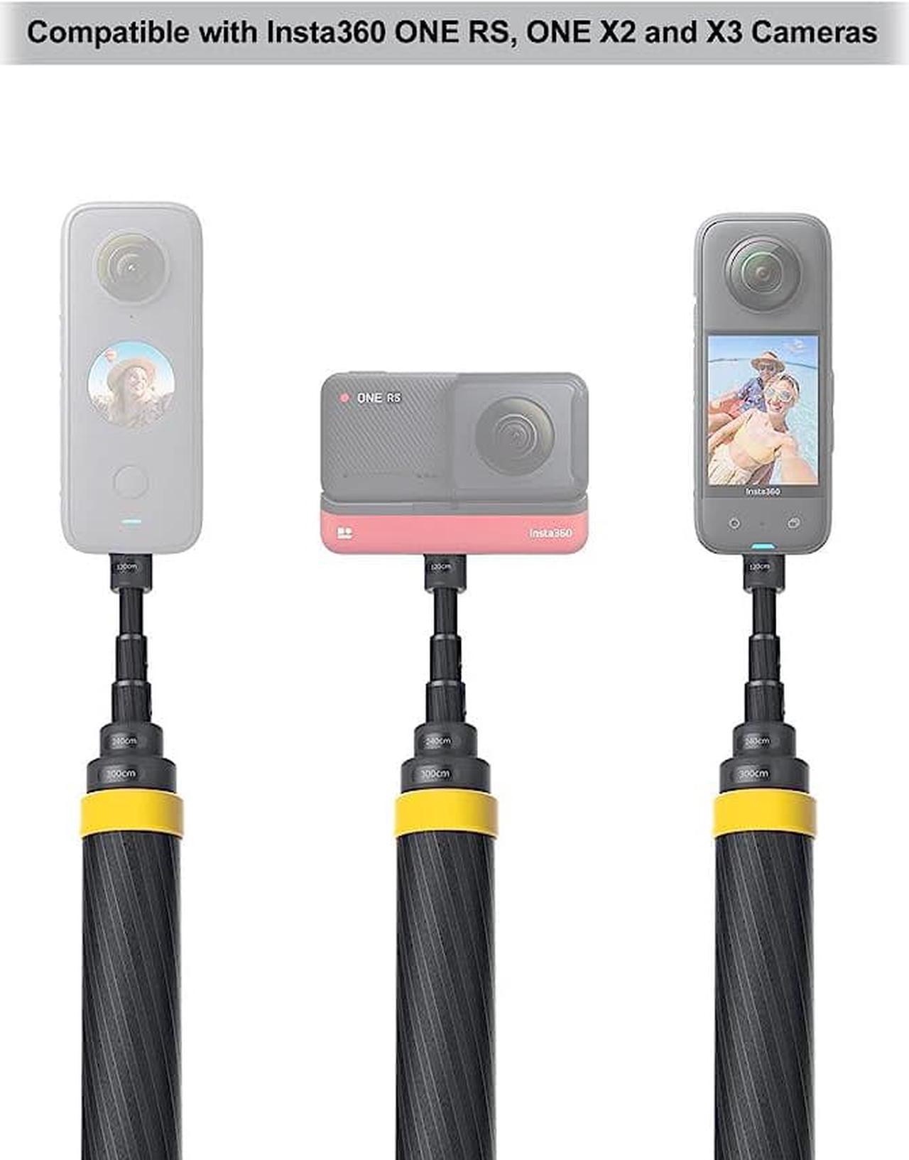 Insta360 3m 9.8ft Extended Edition Selfie Stick for ONE X2, ONE R, ONE X, ONE Action Camera