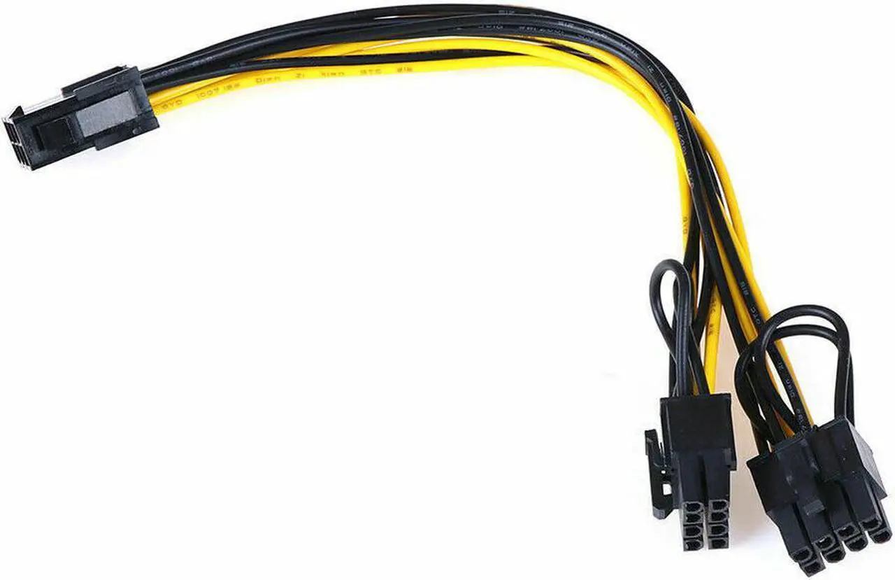 Main image of PCI E 6 pin to 2x 6+2 pin (6 pin/8 pin) Power Splitter