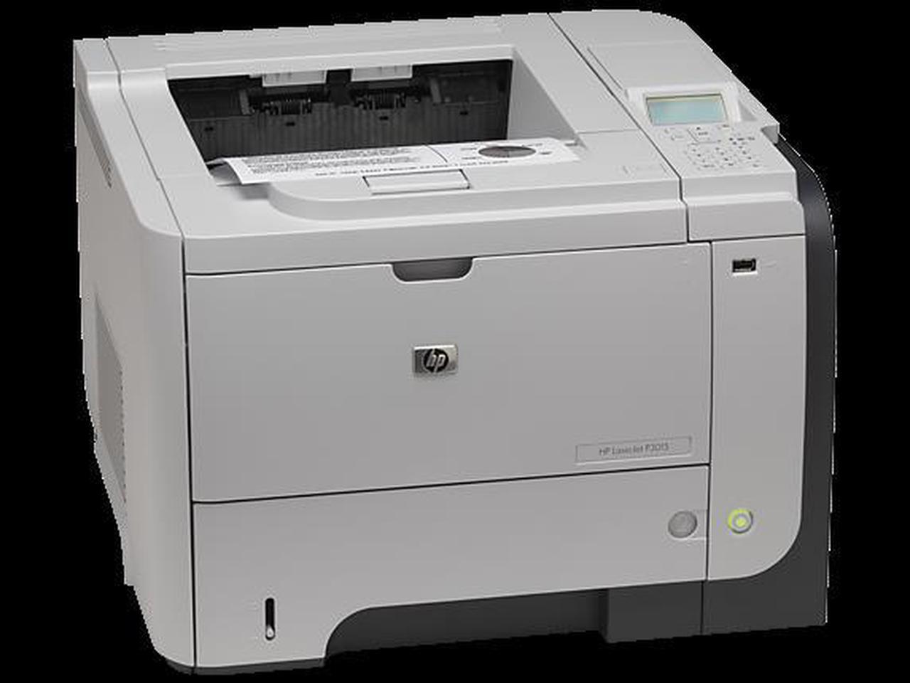 Alt view image 3 of 11 - HP LaserJet P3015N Enterprise Network Monochrome Laser Printer (CE527A)