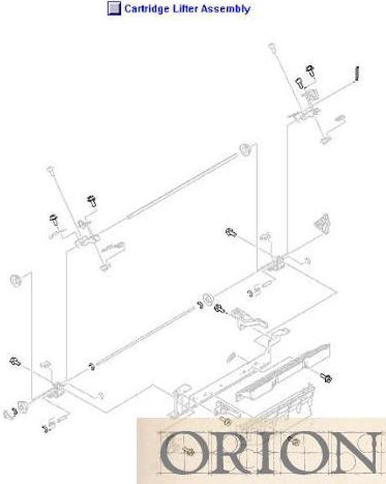 Alt view image 2 of 3 - HP 9000 9040 9050 M9050 Cartridge Lifter Assembly