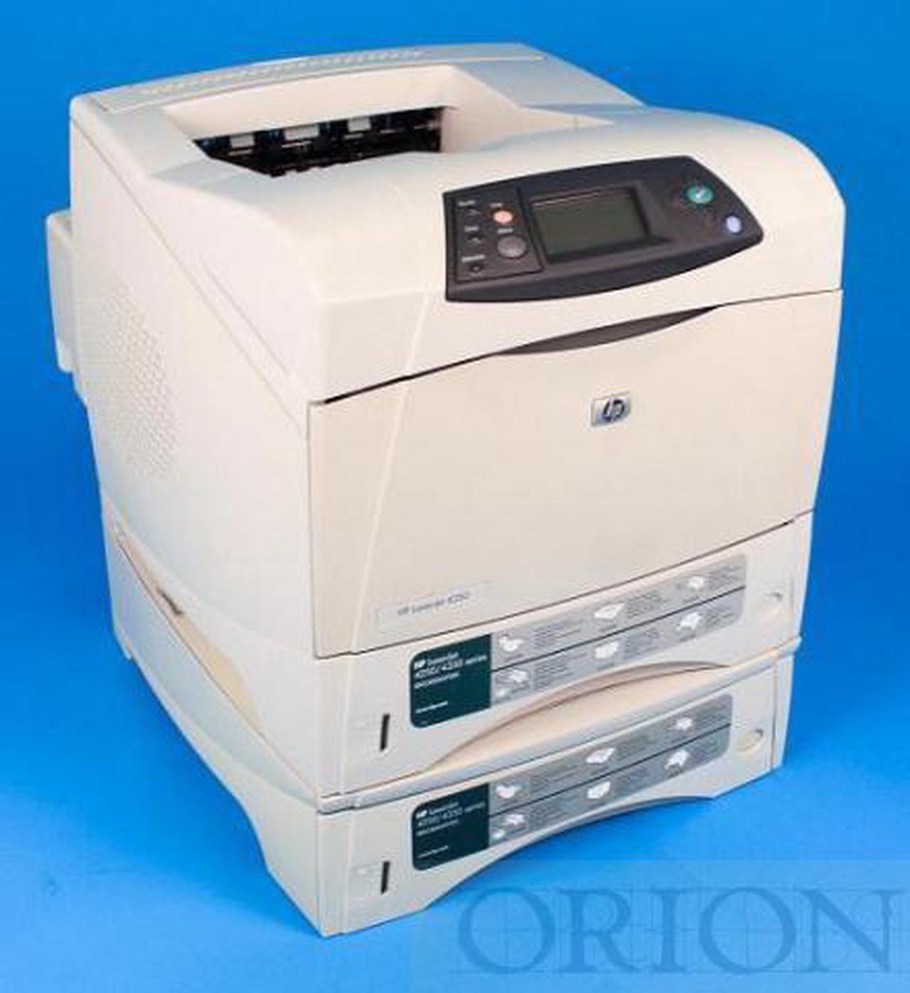 Alt view image 3 of 10 - HP Recertified LaserJet 4350DTN Q5409A Workgroup Monochrome Laser Printer