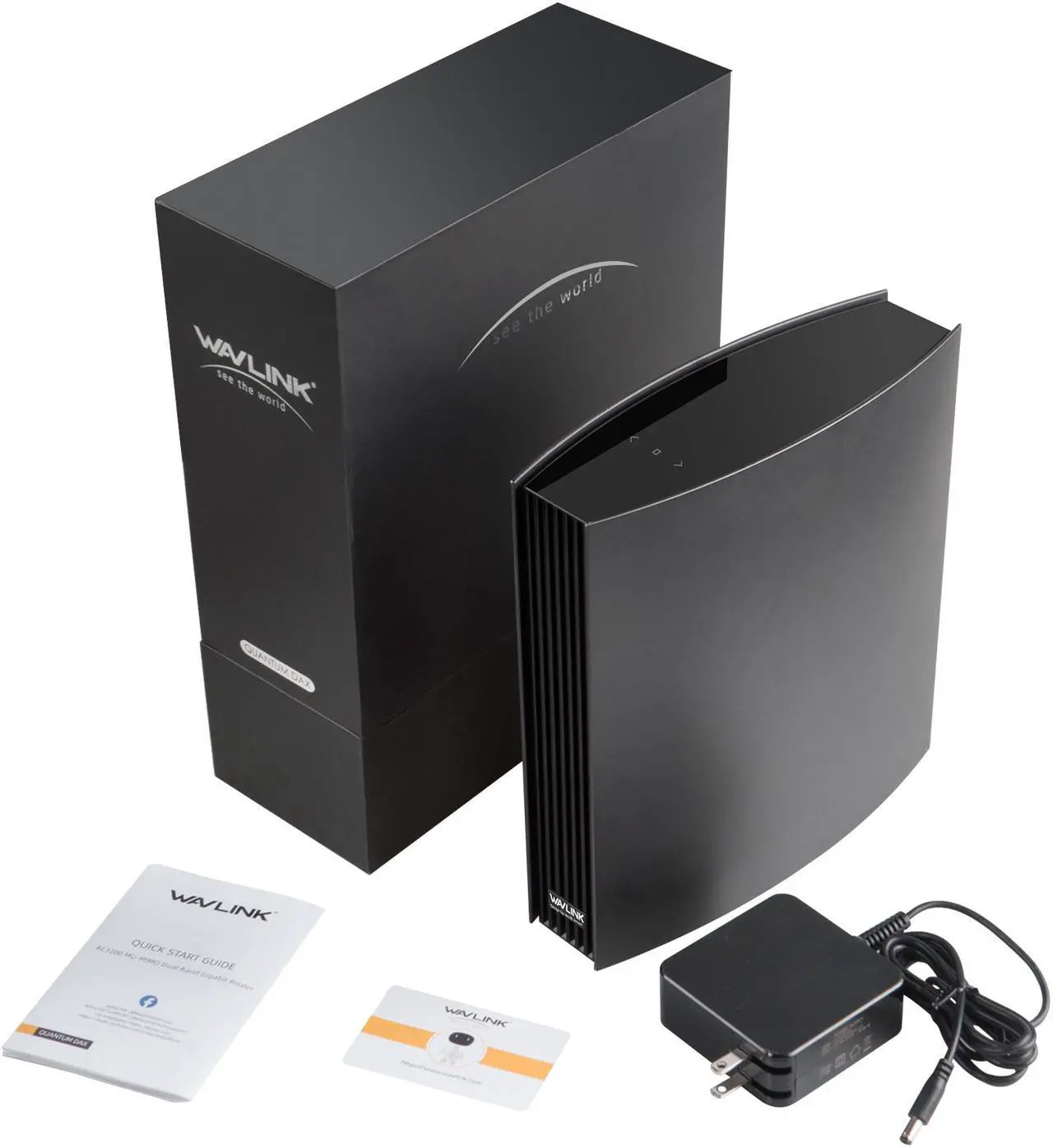 Alt view image 8 of 7 - Wavlink AC3200 Dual-Band Gigabit Gaming WiFi Router With MU-MIMO, Supports Guest WiFi & Parental Control, 4 Gigabit Ports, USB3.0 Port, 8x5dBi Internal Antennas, LCD Screen, iF Design Award Winner