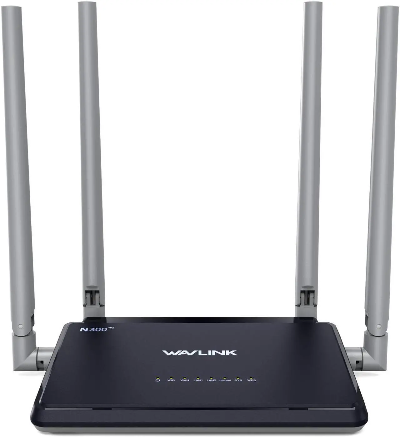 Main image of WAVLINK 4G LTE Router, N300 4G LTE Modem WiFi Router with SIM Card Slot, 300Mbps LTE Cat4 Wireless Router With 4x5dBi High Gain Antennas, Secure & Easy Setup