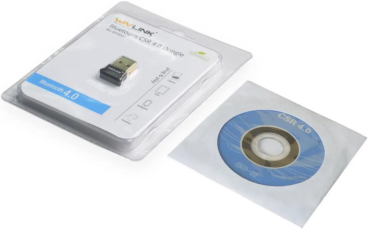 Alt view image 7 of 7 - Wavlink Bluetooth 4.0 Adapter, Wireless Bluetooth CSR 4.0 Dongle Adapter  Compatible with Windows 10,8.1/8,7,Vista, XP, 32/64 Bit and Classic Bluetooth, Stereo Headset Compatible ---Shipped by Newegg