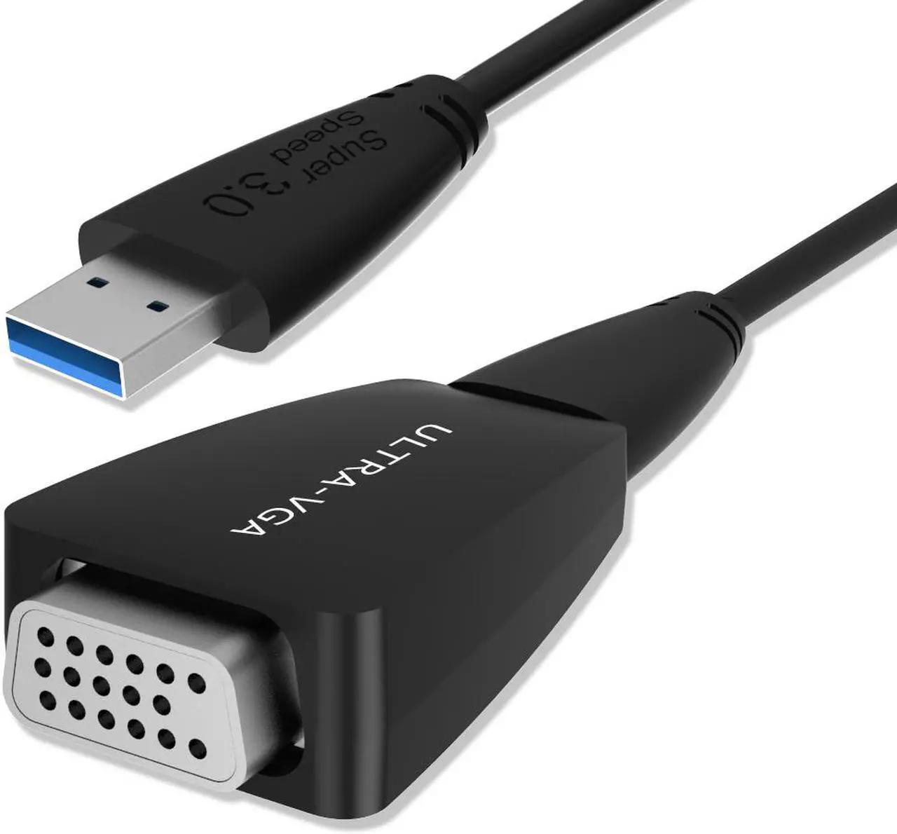 Alt view image 2 of 7 - Wavlink SuperSpeed USB 3.0 to VGA Adapter External Graphic Card Converter Pixels up to 1920 × 1080 with USB 3.0 to Micro B Cable Extend & Mirror Mode for Windows 7/ 8 /8.x /10