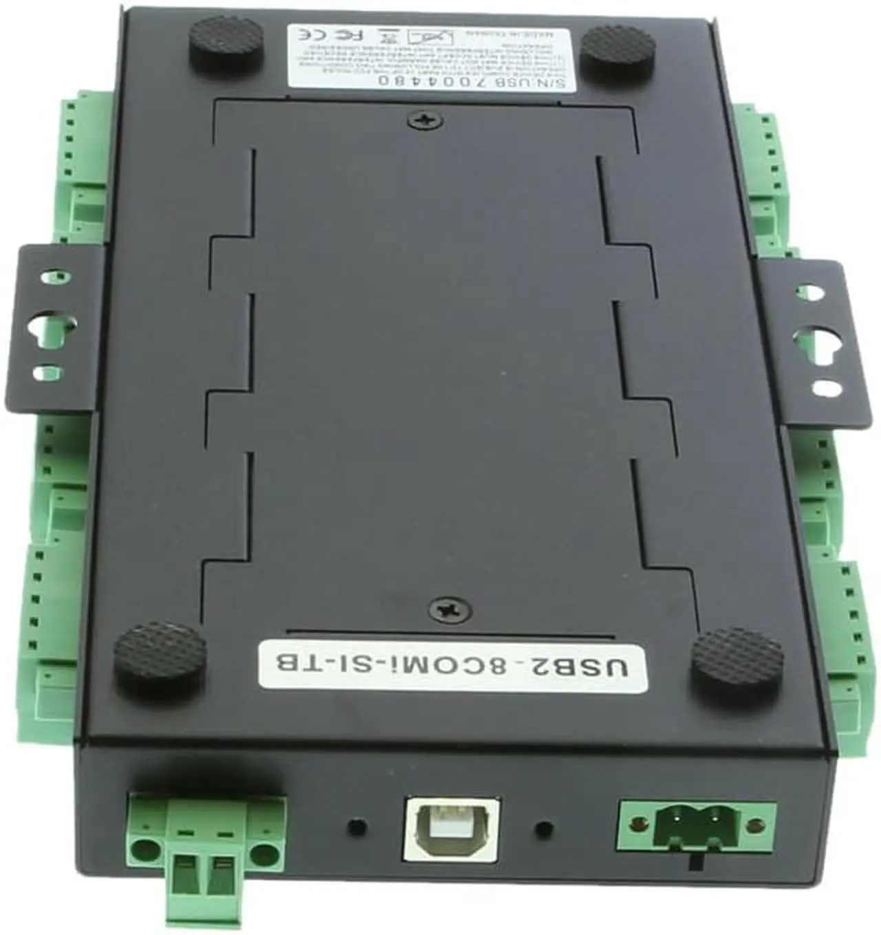 Alt view image 3 of 5 - Coolgear USB2 to 8-Port RS232-422-485 Serial TB Adapter Isolation | Surge