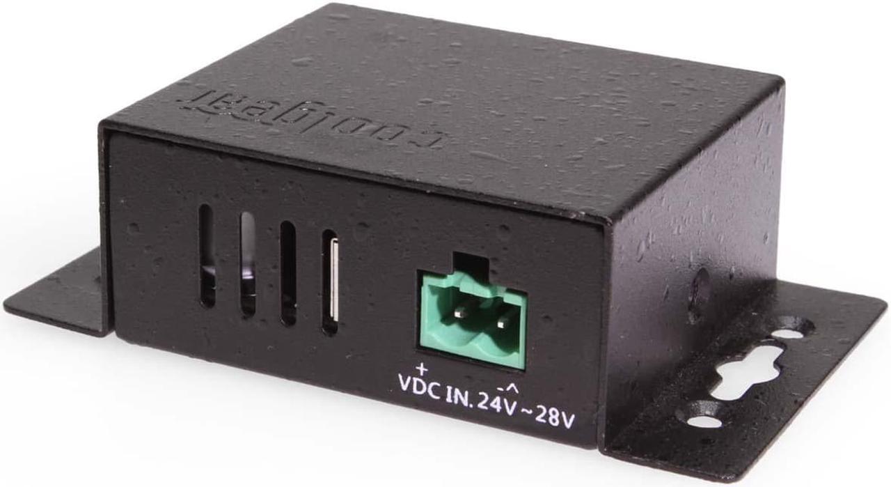 Alt view image 2 of 7 - Coolgear ChargeIt! Mini 200W Type-C PD Charger - Dual 100W Ports, Fast Charging, Screw Lock Compatible
