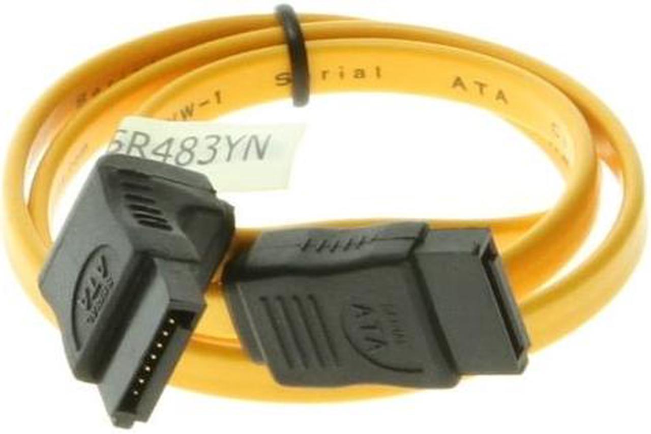 Alt view image 4 of 4 - satacables 19in sata iii 3gb/s low profile non-latching right to straight