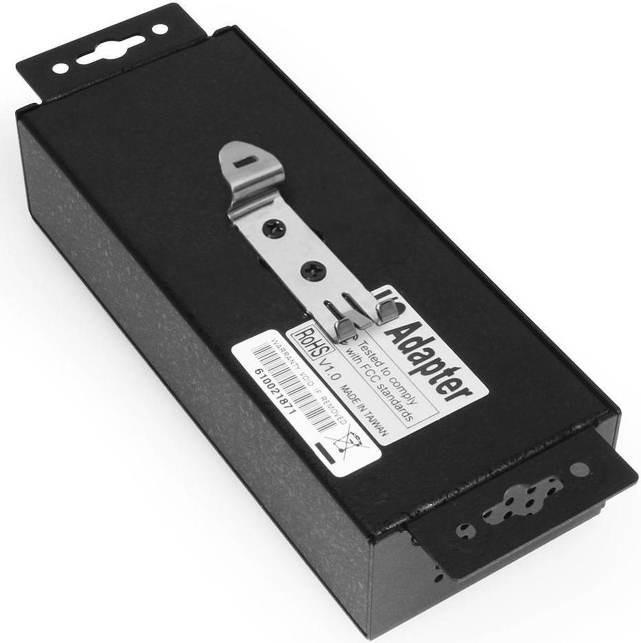 Alt view image 3 of 7 - Coolgear 7-port USB-C 3.2 Hub w/ 15KV ESD Surge Protection DIN RAIL Mount