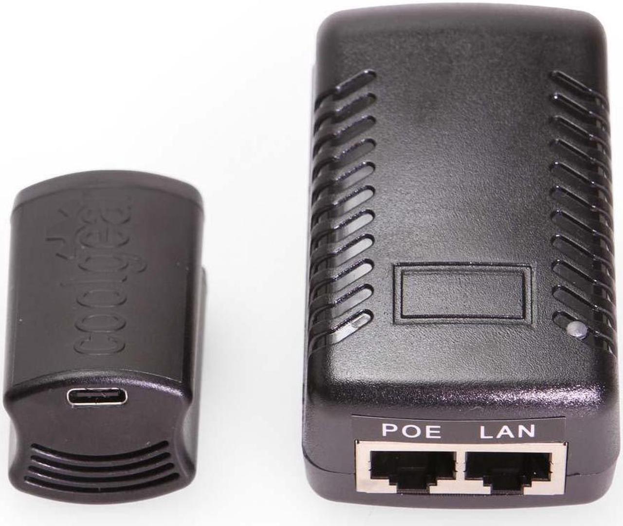 Alt view image 3 of 5 - Coolgear Nest Cam IQ Extender Kit USB C PD to Passive PoE- Extends up to 100m