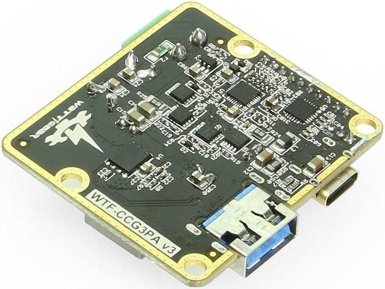 Alt view image 4 of 6 - Coolgear USB-C High Power Car Charger Board 60W PCB Only Cypress CCG3PA PPS Support