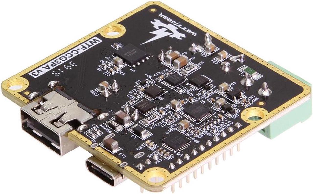 Alt view image 5 of 6 - Coolgear USB-C High Power Car Charger Board 60W PCB Only Cypress CCG3PA PPS Support