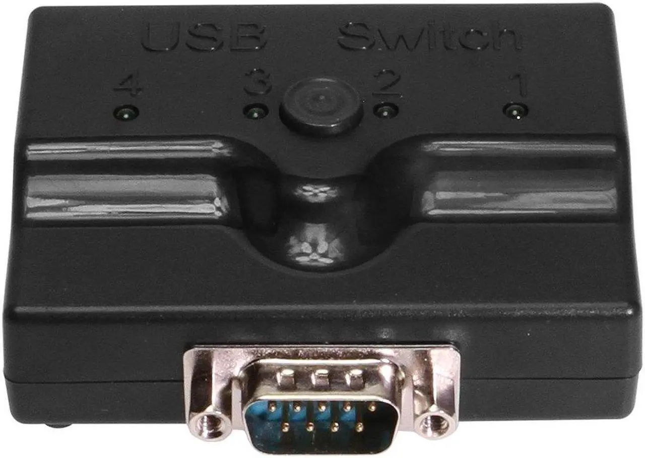 Alt view image 3 of 4 - Coolgear 4 Port USB 2.0 to RS 232 Manual Switch FTDI Chipset