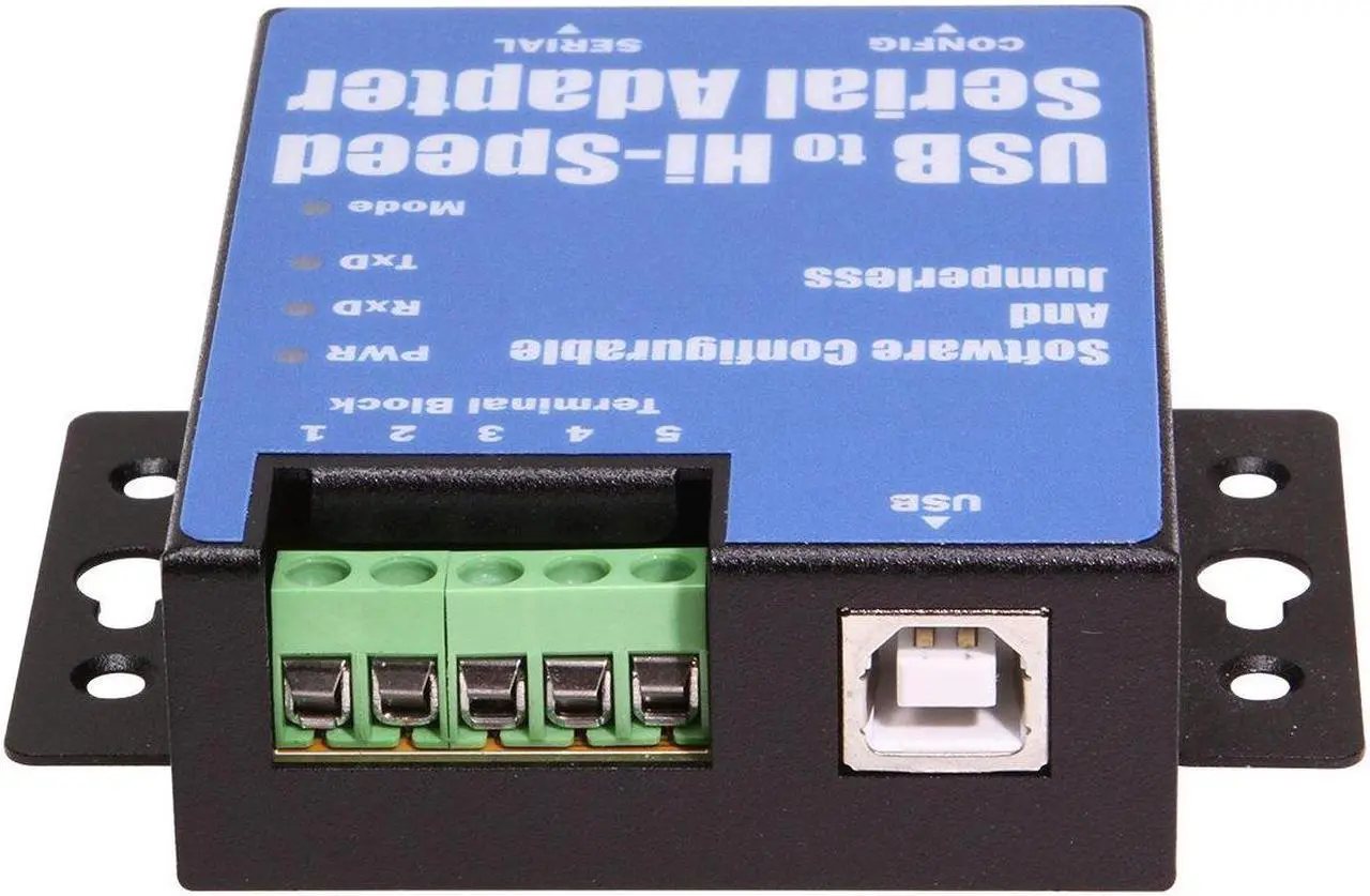 Alt view image 4 of 5 - Coolgear 1-Port USB to Serial Adapter (RS-232/422/485) , DIN-rail