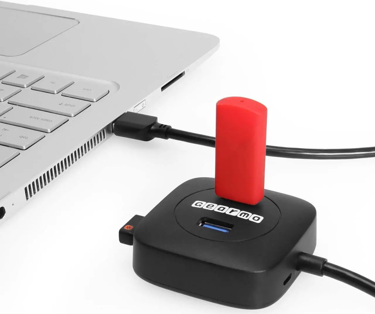 Alt view image 4 of 7 - Gearmo 4 Port USB Type-A 3.2 Gen 1 Hub w/GL3510 Chipset Travel Series