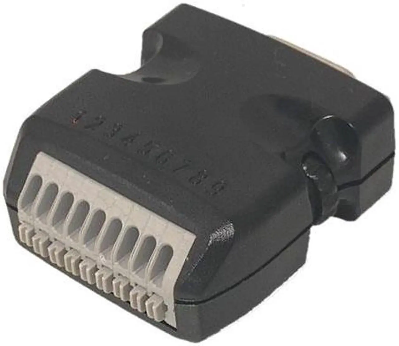 Alt view image 3 of 5 - Coolgear DB9 Female 9-Pin to Terminal Block Adapter