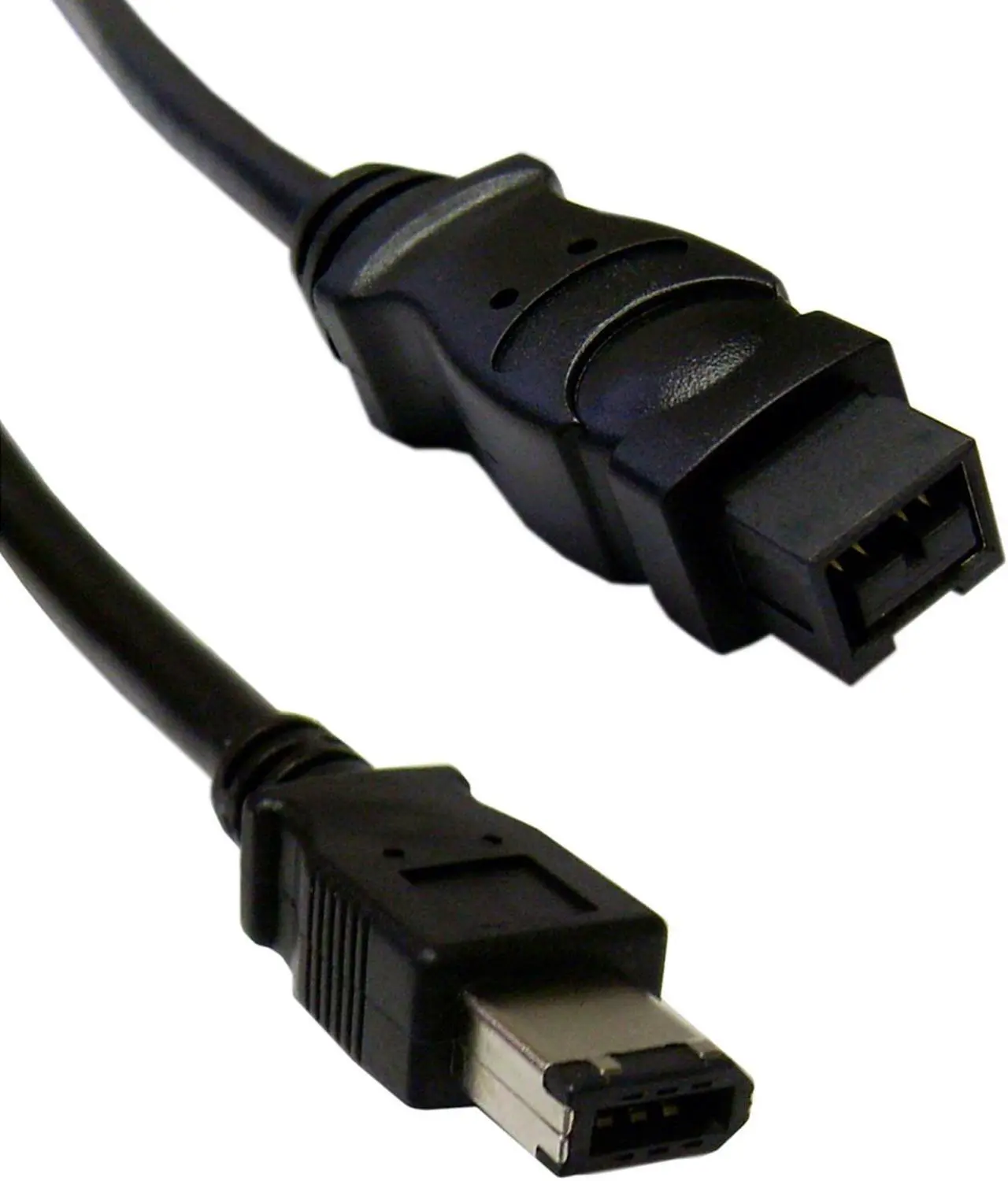 Main image of IEEE-1394A, 9P to 6P, FireWire 400 Cable, Black, 6 ft