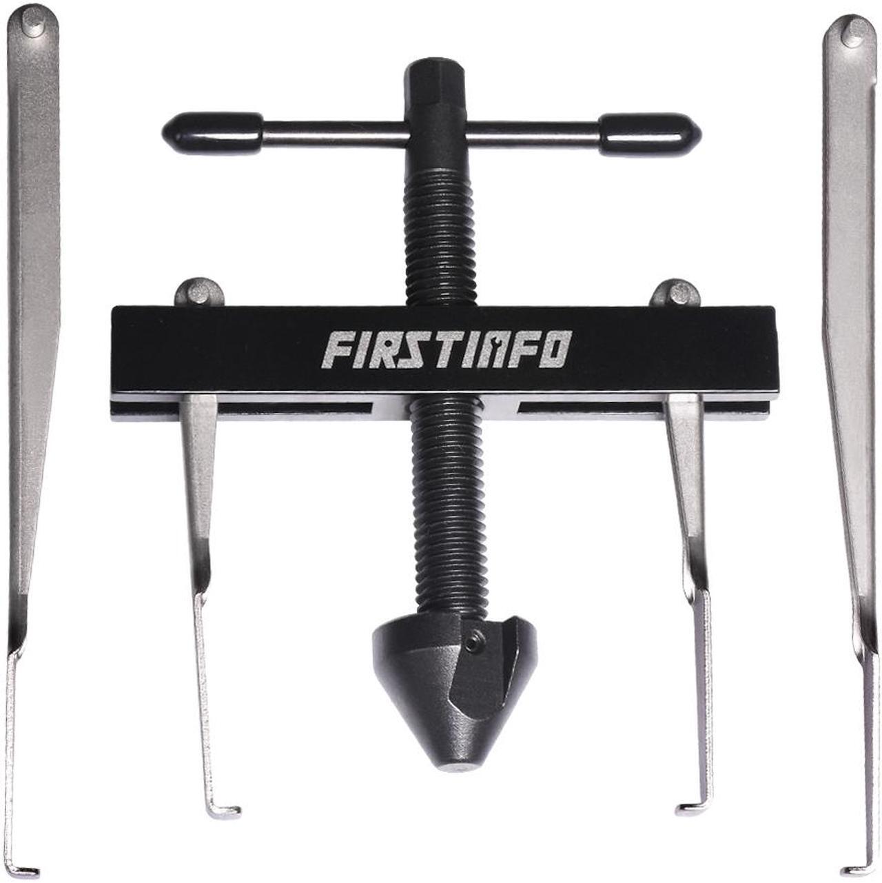 Main image of FIRSTINFO Crankshaft Camshaft Seal Remover Separator Puller with 2 Pairs of Hooks (4.6 Inch Long x 2 + 2.87 Inch Long x 2) Set