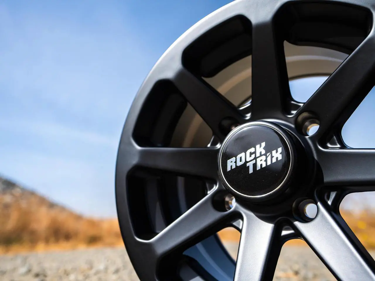 Alt view image 5 of 7 - RockTrix RT102 12in ATV Wheels 4x156 Rims 12x7, 4+3 Offset, Includes 12x1.5 Spline Lug nuts, Compatible with 2014-2019 Polaris Sportsman RZR Ranger Crew UTV - 4/156 (Set of 4)