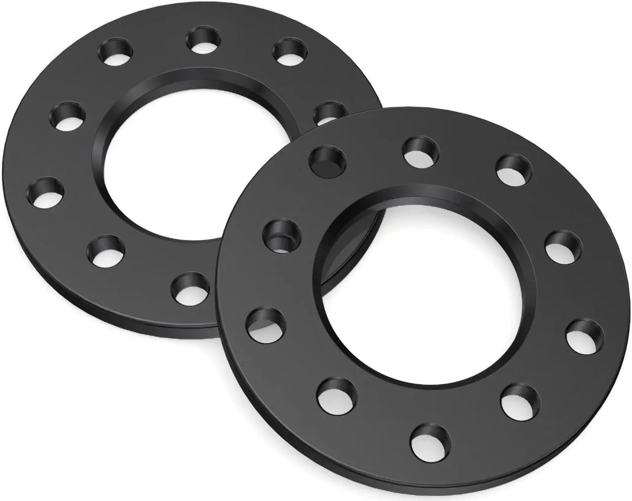 Alt view image 4 of 6 - RockTrix 4pcs 1/2 inch 5x5 and 5x5.5 Black Wheel Spacers - Compatible with Dodge Ford Buick GMC Jeep Chevrolet Chrysler Lincoln (0.5 inch) 5x127 or 5x139.7