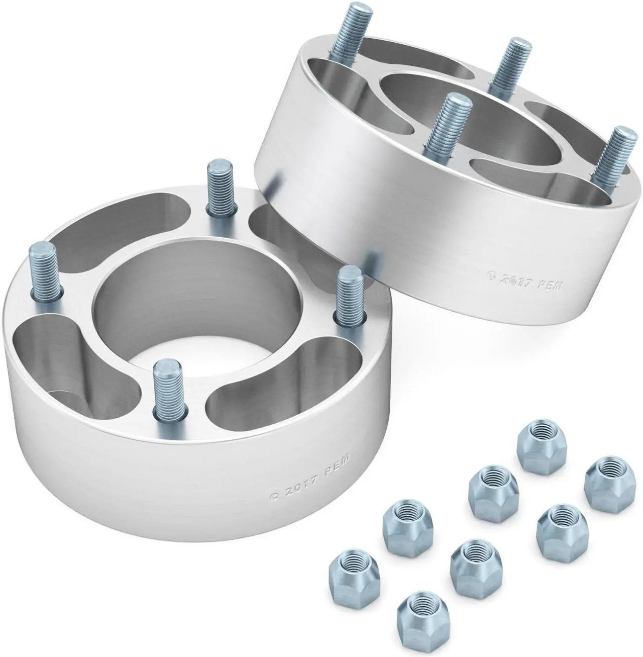 Alt view image 3 of 8 - RockTrix 2pc 2" Thick 4x110 ATV Wheel Spacers (74mm Centerbore, 10x1.25 Studs/Nuts) for many Honda Yamaha Kawasaki Suzuki Bombardier (See Description for Year/Model Info) 4/110 UTV V4