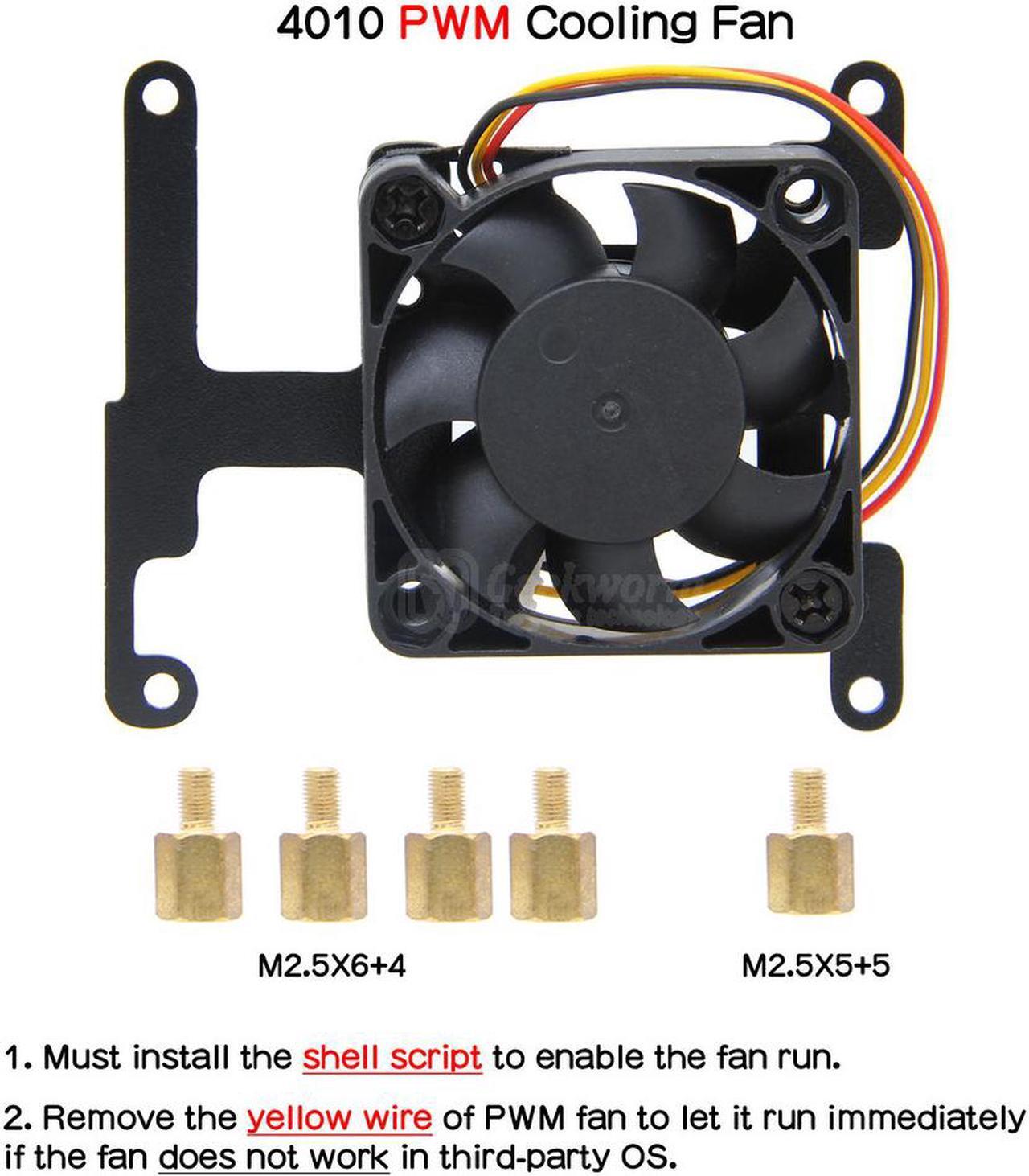 Alt view image 7 of 7 - Geekworm NASPi 2.5 inch SATA HDD/SSD NAS Storage Kit for Raspberry Pi 4 Model B(Not Include Raspberry Pi 4)
