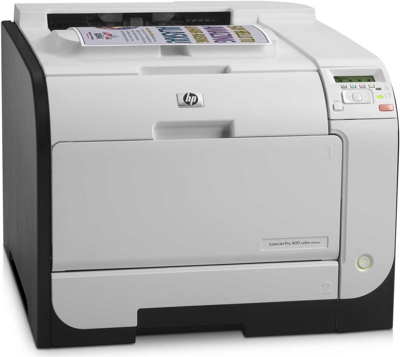 Main image of HP LaserJet Pro 400 M451nw Color Printer CE956A