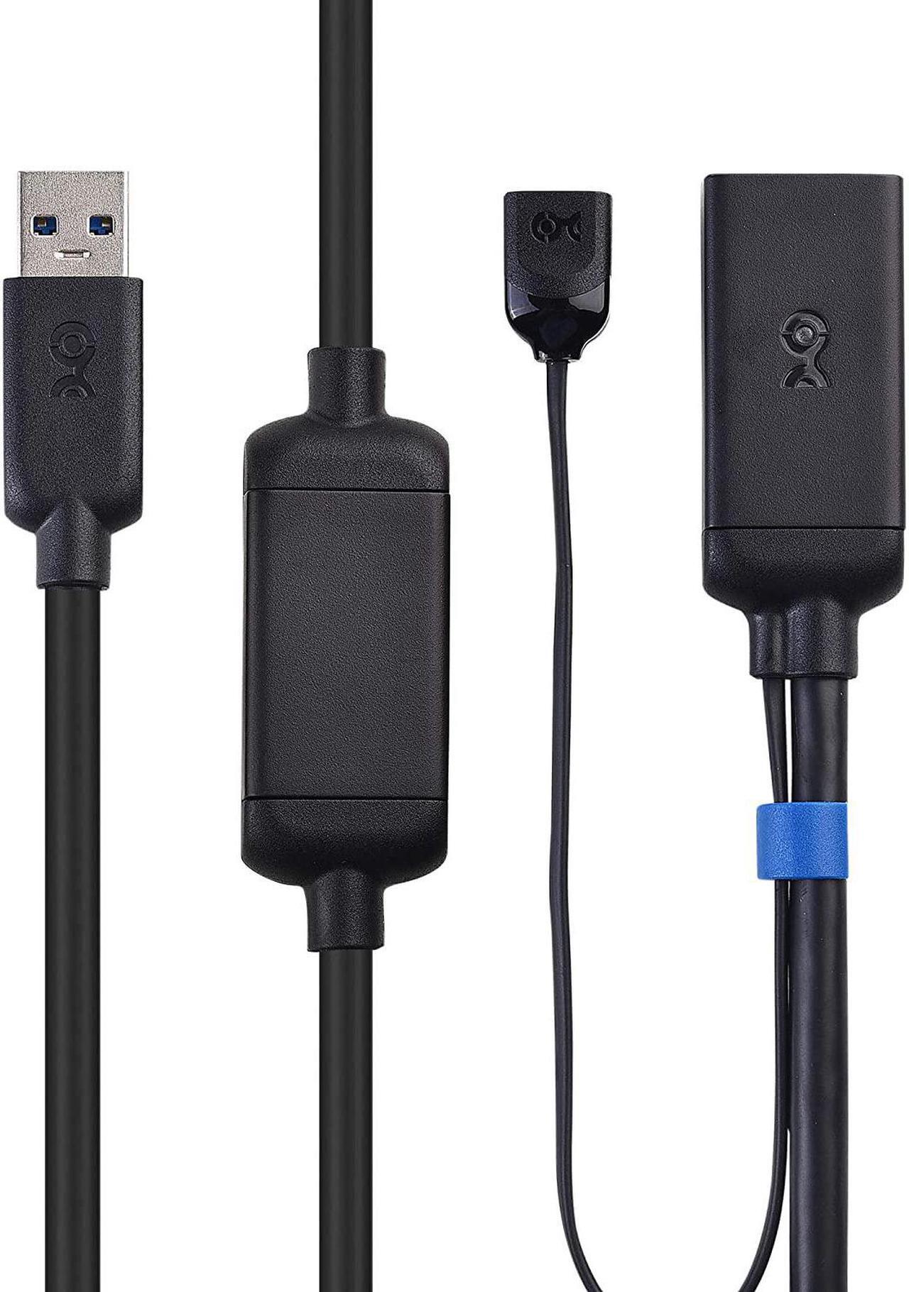 Alt view image 3 of 7 - Cable Matters Active USB Extension Cable Male to Female (USB 3.0 Extension Cable) Gender Changer with Signal Booster for Oculus Rift S, HTC Vive, Valve Index, Webcam and More - 10 Meters, 32.8 Feet