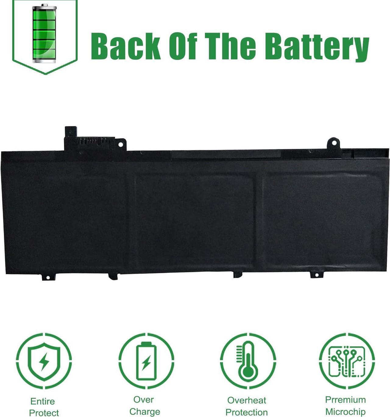 Alt view image 6 of 6 - JIAZIJIA 01AV478 L17L3P71 SB10K97620 01AV479 01AV480 Battery for Lenovo ThinkPad T480S Series L17M3P71 SB10K97621 L17M3P72 SB10K97622 Black 11.58V 57Wh 4920mAh
