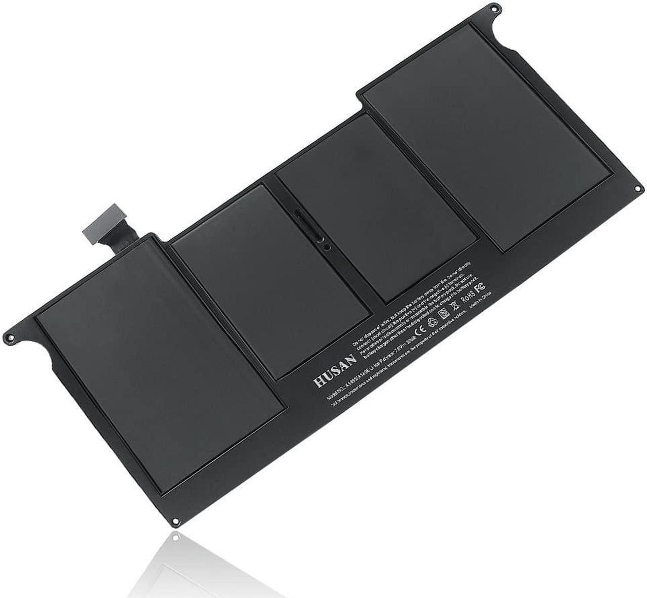 Alt view image 5 of 7 - HUSAN New A1495 A1406 Laptop Battery Compatible for MacBook Air 11 inch A1370 (Mid 2011) A1465 (Mid 2012 Mid 2013 Early 2014 Early 2015) fits MC968 MD223 MD711 020-7376-A 020-7377-A (Black-1)