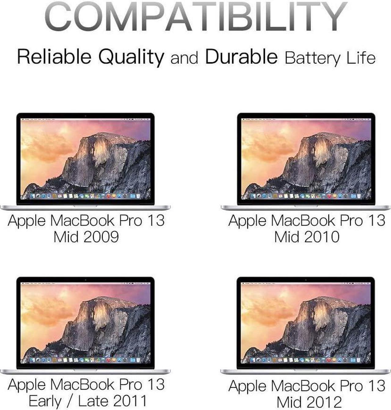 Alt view image 5 of 7 - Temark A1278 Replacement Laptop Battery Model A1322 Compatible with MacBook Pro 13 inch A1278 Mid 2012,Early 2011,Late 2011,Mid 2010 2009 Version