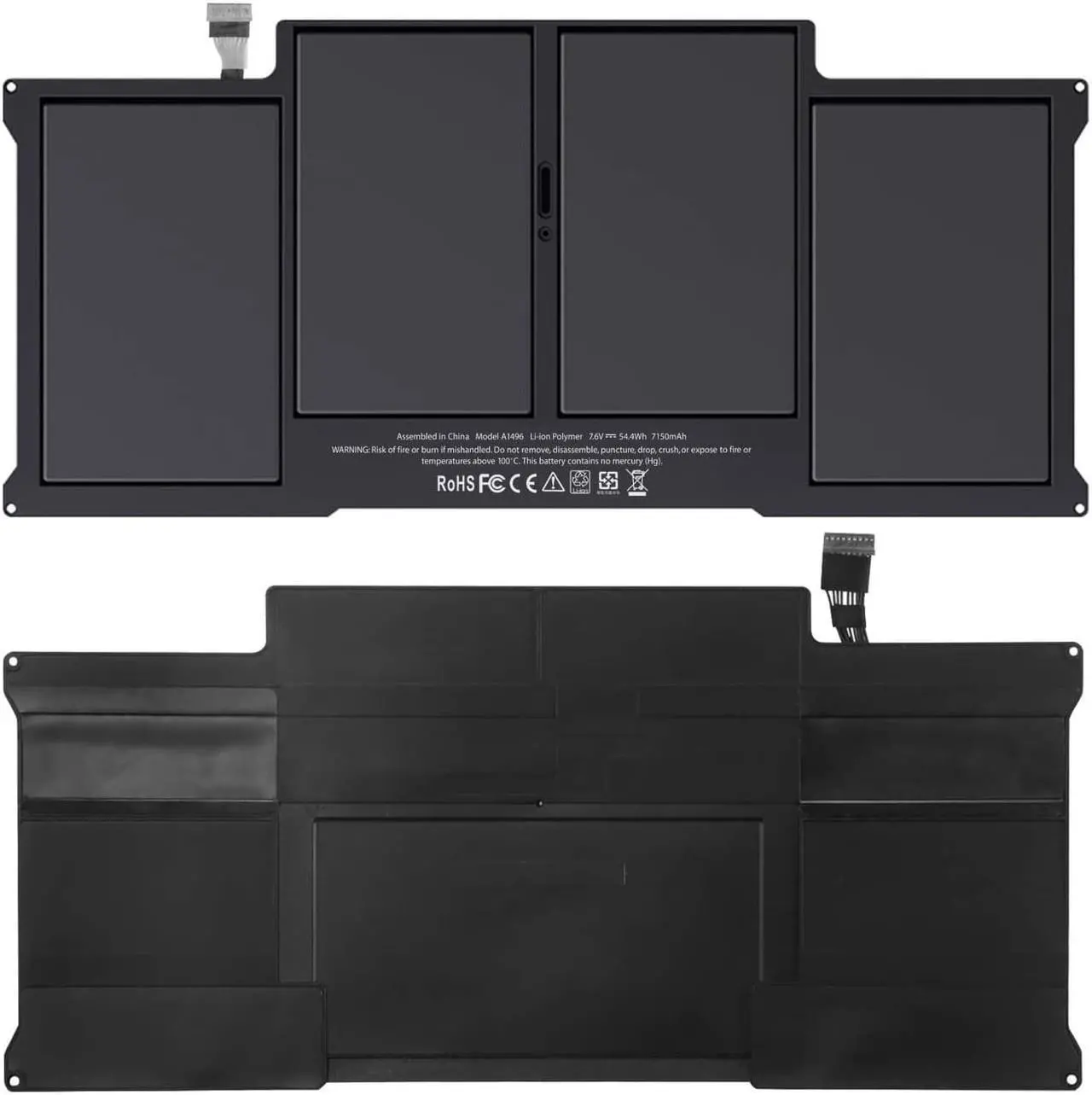 Alt view image 4 of 7 - A1466 A1496 A1405 Replacement Battery for MacBook Air 2017, Early 2015 Early 2014, Mid 2013 Mid 2012 Mid 2011, Late 2010 Fits A1396 A1405 A1496 A1377