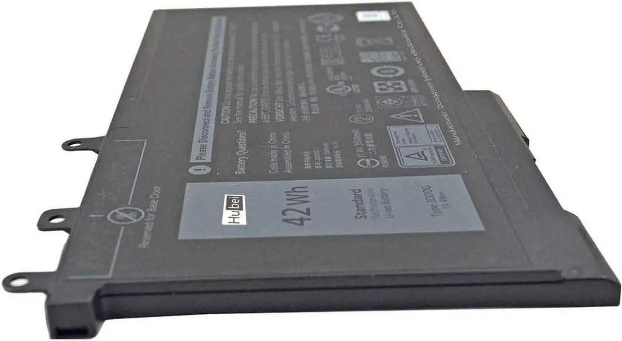 Alt view image 4 of 7 - Hubei 3DDDG 03VC9Y 45N3J 3VC9Y 451-BBZP GJKNX D4CMT 083XPC 83XPC 4YFVG Replacement Laptop Battery for DELL Latitude 15 3520 3530 M3520 12 5280 E5280 14 5480 E5480 15 5580 E5580 Series(11.4V 42Wh)