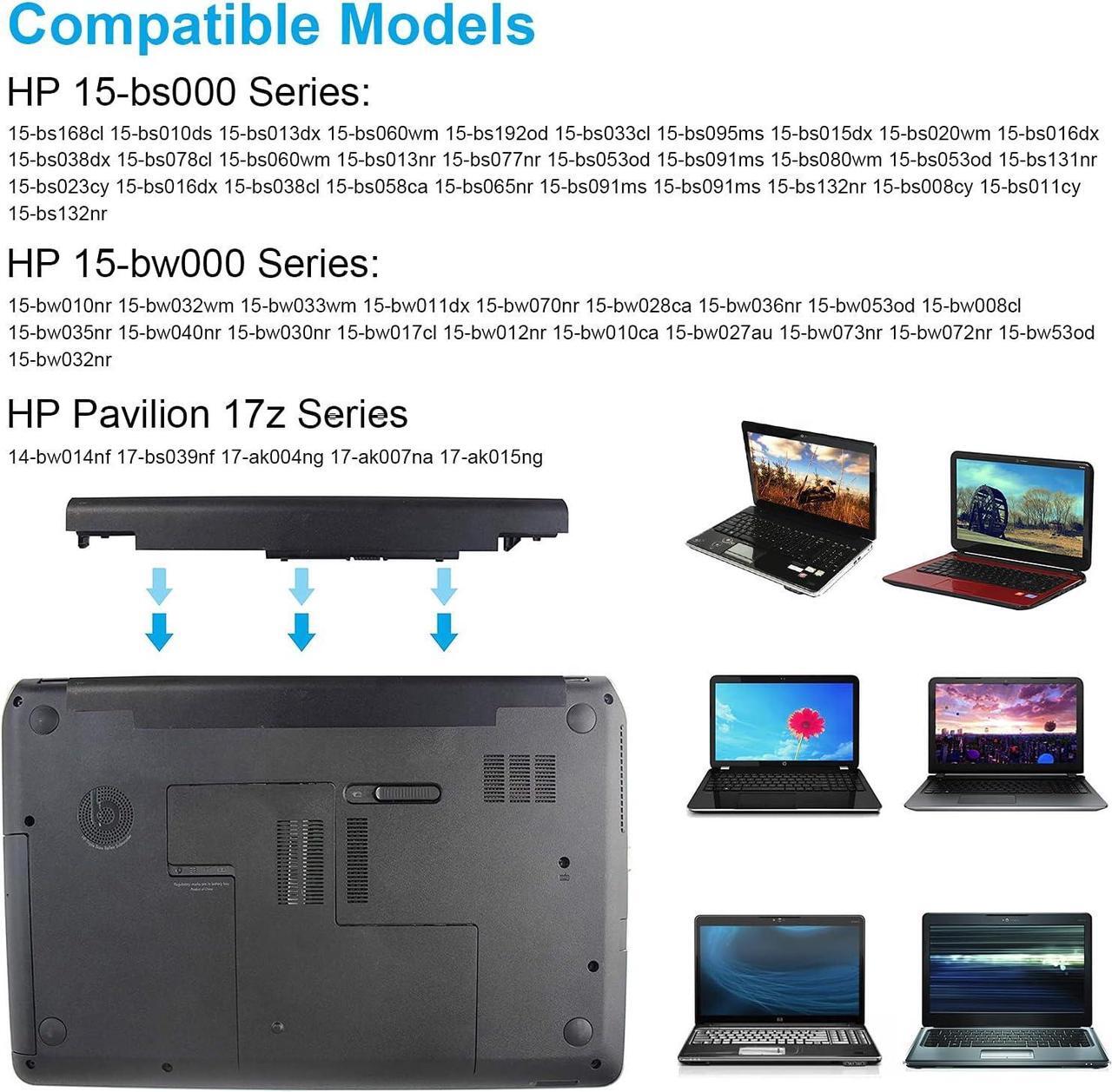 Alt view image 6 of 7 - 919700-850 Laptop Battery for JC03 JC04 919681-421 HSTNN-LB7V HSTNN-DB8E HSTNN-H7BX HSTNN-L67N HSTNN-PB6Y TPN-C129 TPN-C130 TPN-W129 TPN-W130 17-BS049DX 17-BS011DX 17-bs067cl 250-G6 3inr19/66